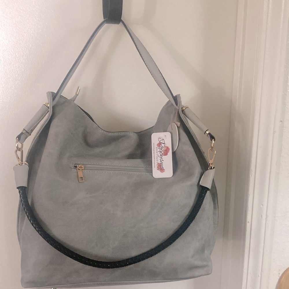 NWT Elegant Gray Women's Bag